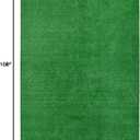 Garland Rug Artificial Grass 6 Ft. X 9 Ft. Large Indoor/Outdoor Area Rug Green -Lush Green, Durable, and Low-Maintenance for Patios, Lawns, and More