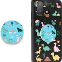 for OnePlus 15 Case 5G Phone Minimalist Slim TPU Flexible Protective Cover Ultra-Thin Silicone Cute Protective Case (Dinosaur World with Holder)