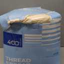 THREAD SPREAD King Size Sheets Set Cotton - 400 Thread Count Cotton King Sheets 4 PC Set (Ivory), Ultra Soft, Cooling, Hotel-Quality 16" Deep Pocket Sateen Weave Bedsheet for Hot Sleepers