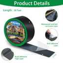 Deck Joist Tape 2'' x 50' Flashing for Decking and Beams - Butyl Tape for Building Joists (6 Rolls)