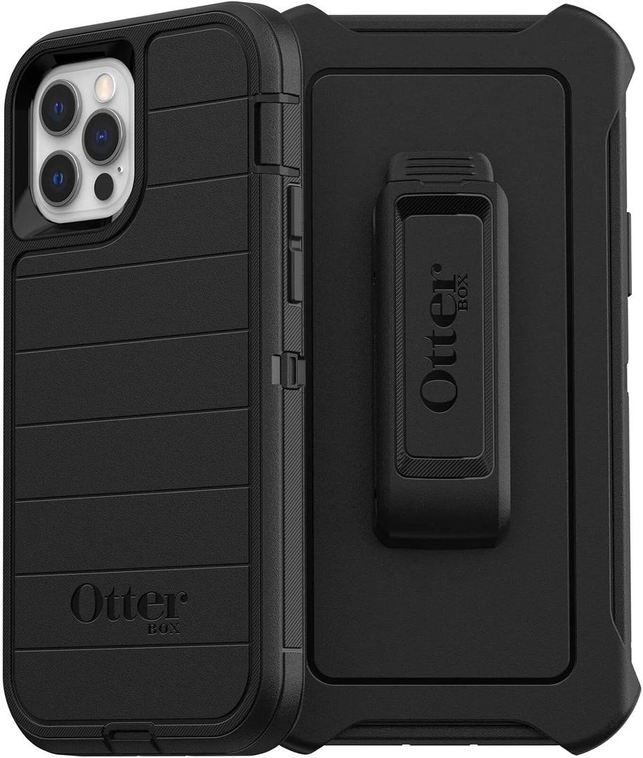 OtterBox Defender Series Case for Apple iPhone 12 & iPhone 12 Pro - (Black)