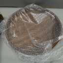 Round Decorative Tray,Wooden Serving Tray with Handles, 11.8in Vintage Brown Decorative Trays for Coffee Table,Kitchen Counter,Bandejas Decorativas