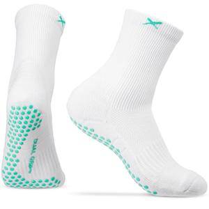 Lux DualGrip™ Pickleball Grip Socks - Cushioned Crew Athletic Compression Socks for Men & Women Performance Sock for Tennis, Padel & Badminton