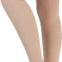 LIN PERFORMANCE 30-40 mmHg Medical Compression Stockings for Men and Women, Thigh High,Open Toe (X-Large, Beige)