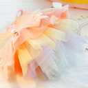 Dog Princess Dresses for Small Dogs Lolita Clothes Butterfly Costume Pet Girl Cute Coat Outfits Summer Costumes Puppy Handmade Skirt Cat Spring (XL,Rainbow Faery)