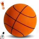 Silent Basketball, 2025 Upgrade Dribble Dream Silent Basketball, Grooved Foam Basket-Ball for Quiet Dribbling and Indoor Training, Foam Basket-Ball Indoor Training Ball(No. 7,9.4 in)