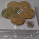 yarlung Ceramic Divided Serving Dishes with Lids and Bamboo Platter, 5 Removable Dipping Bowls Relish Tray Nuts Dishes for Appetizer, Chips, Fruits, Candy, Condiment