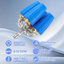 4-in-1 Turbo Nozzle Pressure Washer, 2.0 Orifice Quadruple Turbo Nozzle, 360 Rotating Turbo Nozzle with 1/4" Quick Connector, 4000 PSI