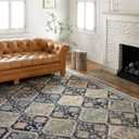 Loloi Jocelyn Collection JOC-02 Navy/Blue 2'-3" x 4'-0" .38" Thick Accent Rug