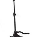 Adjustable Guitar Stand - Collapsible Tripod with Padded Neck & Yoke - Fits Acoustic/Electric Guitars, Bass, Ukulele & Banjo - Non-Slip Feet
