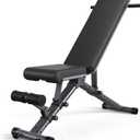 BARWING Adjustable Weight Bench Workout Bench, 1000 LB Heavy Duty Incline Decline Bench for Home Gym, Easy Assembly Foldable Training Lifting Bench, Ultra Short Gap 2025 New Version (Black)