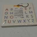 GAMENOTE Double Sided Magnetic Letter Board - 2 in 1 Alphabet Magnets Tracing Board for Toddlers ABC Letters Uppercase & Lowercase Practicing Learning Education Toys