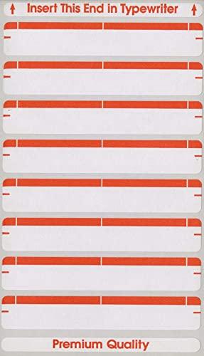 MACO Orange File Folder Labels, 9/16 x 3-7/16 Inches, 248 Per Box (FF-L7)