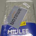 MIULEE Sage Green 100% Blackout Linen Curtains 84 Inch 2 Panels Set Double Sided No Coating Pleated Back Tab Black Out Long Thermal Insulated Pinch Pleat Bedroom Living Room Darkening Window Drapes