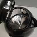 OVENTE Electric Kettle, 1.7L Fast Boiling Water Heater for Coffee or Tea, BPA Free with Water Level Gauge, Auto Shut-Off, Boil-Dry Protection, Indicator Light and Removable Filter, Black KP72B