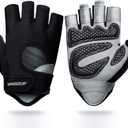 VINSGUIR Workout Gloves for Men and Women, Weight Lifting Gloves with Excellent Grip, Lightweight Gym Gloves for Weightlifting, Cycling, Exercise, Crosstraining, Pull ups, Fitness, Climbing and Rowing  Black, Small