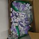 Simgoing American Mahjong Sets 160 Mahjong Tiles Melamine Engraved Mah Jong Ideal for Home & Party Games(Stylish,Purple)