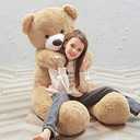MaoGoLan Big Teddy Bear 55 inches Giant Bear Stuffed Animals Large Plushies Life Size Teddy for Children Adults