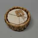 Sand Dollar Coaster Set,  Color White Shape Round, 
Item Dimensions L x W	4"L x 4"W