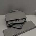 16 Pack Drawer Organizer Clothes, Foldable Fabric Dresser Organizer Closet Organizers and Storage Box for Underwear,Folded Clothes,Baby Clothing,Socks,Bra,Towels,Ties(Gray)