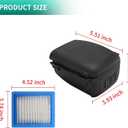 14 743 03-S Air Filter Cover Base Cleaner Kit Replacemrnt for Kohler XT650 XT675 Engine, Replacement for Husqvarna Toro 22" Recycler Lawn Mower