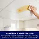 IMXPW Drop Ceiling Tiles 2x4, Waterproof Smooth White PVC, 10-Pack, White