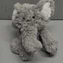 Warming Elephant Stuffed Animals, Microwavable Stuffed Animal Heating Pads for Cramps, Pain & Stress Relief, Heatable & Coolable Stuffed Elephants, Lavender Scented Plush Toys Elephant Gifts (Grey)