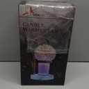 Luxury Candle Warmer Lamp with Crystal Gemstone Shade & Color-Changing Premium Base - Adjustable LED Wax Melt Warmer for Home Decor (White1)