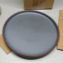 GBHOME Ceramic Dinnerware Sets for 4, 12 Pieces Stoneware Plates and Bowls Sets, Reactive Glaze Dishes -Scratch Resistant, Dishwasher&Microwave Safe-Brunnera Blue