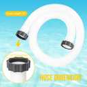 Pool Hose for Above Ground Pools, 1.5 Inch Pool Pump Replacement Hoses 59" Long Accessory Swimming Pool Hoses for Filter Pumps, Sand Filters System