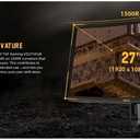 ASUS TUF Gaming VG27VH1B 27 Curved Monitor, 1080P Full HD, 165Hz (Supports 144Hz), Extreme Low Motion Blur, Adaptive-sync, FreeSync Premium, 1ms, Eye Care, HDMI D-Sub, Black