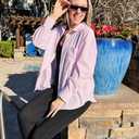 TYA Oversized Wrap Around Sunglasses for Women Men, Futuristic Rave Curved Lens Shades, Fashion Trendy Shield Sun Glasses (Small Pink Frame - Black Lens)