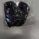 OLLEN 2PCS Soft Silicone Key Fob Cover, Fit for BMW 2023 2024 2025 2026 New 5/7 Series 740i 760i IX IX3 XM X1 X2 X3 X5 X6 X7 I5 I7 etc, Car Key Case Protector with Rings, Red+Blue Line