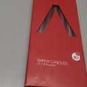 14 Pack Dark Red Taper Candles 12 Inch Tall 3/4 Inch Thick Burn 10 Hours (Burgundy)