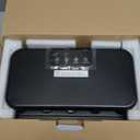 Ahopegarden Indoor Garden Hydroponics Growing System: 10 Pods Plant Germination Kit Herb Vegetable Growth Lamp Countertop with LED Grow Light - Hydrophonic Planter Grower Harvest Lettuce (Black)