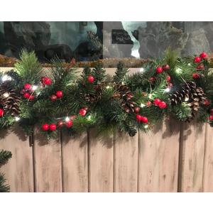 Christmas Garland, Christmas Decor, Mantle Garland