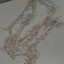 3 Yard Rhinestone Ribbon Tassel Chain, Rhinestone Fringe Trim Diamond Crystal Tassel Fringe Trim for Sewing Crafts Wedding Party Clothing Accessories Female Jewelry Personalized DIY Decoration