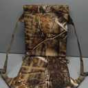 AUSCAMOTEK Camouflage Hunting and Stadium Seat Cushion with Backrest - 5cm Thick, Water-Resistant, Silent Material for Turkey Hunting Fishing Camping and Outdoor Activities