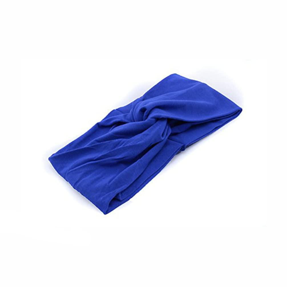 Head Band for Women's Hair Sport Headbands for Women Womens Workout Headbands Yoga Headbands for Women Womens Head Scarf Athletic Headbands Yoga Sweatband Fitness Headgear Make up (Blue and Black)