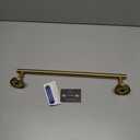 Brushed Gold Towel Bar 18 Inch  Premium Stainless Steel Bathroom Towel Rack, Modern Wall-Mounted Hand Towel Holder for Bathroom, Kitchen, Hotel  Rustproof, Heavy-Duty, Space-Saving Towel Hanger