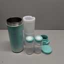 22oz Portable Breast Milk Cooler for Work & Travel, Breastmilk Cooler with 360° Total Cooling for 24 Hours & Leak-Proof Dual-Bottle for Breastfeeding Moms' All-Day Needs