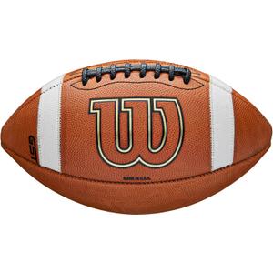 Wilson GST1003 Leather Game Football Factory Defect/Blemish - Official Size, Tan