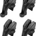 Extreme Max 3005.5091 BoatTector Quick Adjust Pontoon Rail Fender Hanger - Black, Pack of 4
