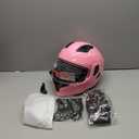 Adult Modular Motorcycle Helmets, DOT Approved Flip up Dual Visor Full Face Helmet for Men Women Moto ATV UTV Snowmobile ADV Four Wheeler Street Bike with Gloves & Mask (Small, Black)