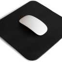 Hide & Drink, Durable Mouse Pad, Executive Mousepad for Work Desk & Office Essentials, Genuine Mat, Thick Full Grain Leather, Handmade, Charcoal Black