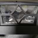 4x4 Solar Post Cap Lights 4 Pack - 6x6 Post Cap Solar Light, 2-Mode, IP64 Waterproof, Post Lights Solar Powered for 4x4 5x5 6x6 Wood/Vinyl Posts, Black