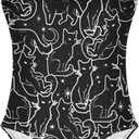 CaTaKu Girls One Piece Swimsuits Hawaiian Toddler Bathing Suit for Girls Kids Swimwear Multicolora2, 7-8 Years