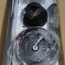 Amico Ceiling Fans with Lights, 42 inch Low Profile Ceiling fan with Light and Remote Control, Flush Mount, Reversible, 3CCT, Dimmable, Noiseless, Black Ceiling Fan for Bedroom, Indoor/Outdoor Use