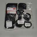 Auovo Center Console Mats Compatible with Chevy Silverado 1500 Backet Seat & Sierra 1500 2022 2023 2024 2025 Automotive Interior Decor Cup Holder Inserts(7pcs/Set, Black)