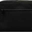 Conair Travel Toiletry Bag – Durable Fabric Lined Organizer with Zippered Top, Front Pocket, Ideal for Toiletries, Makeup & Personal Items, Black